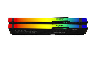 Kingston Fury Beast RGB (KF560C30BBEAK2-64) hinta ja tiedot | Muisti (RAM) | hobbyhall.fi