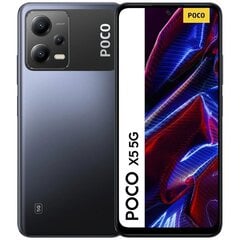 Xiaomi Poco X5, 8/256 Gt, kaksi SIM-korttia, musta hinta ja tiedot | Matkapuhelimet | hobbyhall.fi