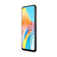 Oppo A78 DS Mist Black hinta ja tiedot | Matkapuhelimet | hobbyhall.fi