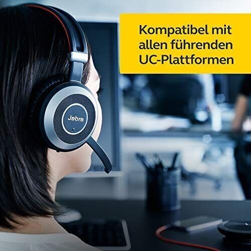 Jabra Evolve 80 MS hinta ja tiedot | Kuulokkeet | hobbyhall.fi