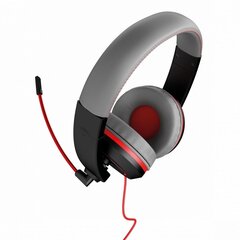 Langalliset pelikuulokkeet Gioteck XH100S - harmaa / punainen (PlayStation 4, Xbox One, PC) hinta ja tiedot | Kuulokkeet | hobbyhall.fi