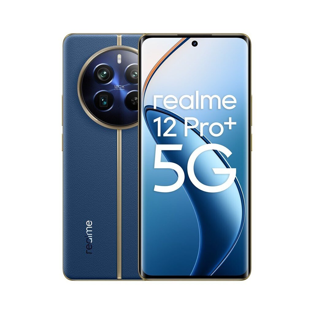 Realme 12 Pro+ 5G DS 12/512GB Submarine Blue hinta ja tiedot | Matkapuhelimet | hobbyhall.fi