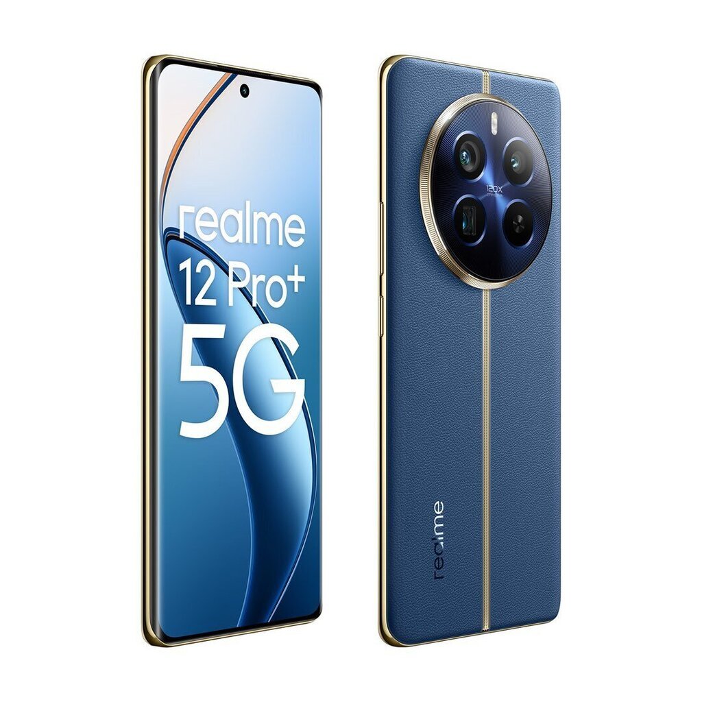 Realme 12 Pro+ 5G DS 12/512GB Submarine Blue hinta ja tiedot | Matkapuhelimet | hobbyhall.fi