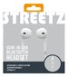 Bluetooth-kuulokkeet Streetz HL-BT300, valkoinen, 3h hinta ja tiedot | Kuulokkeet | hobbyhall.fi