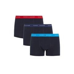 Miesten shortsit Tommy Hilfiger 79324, 3 kpl, sininen hinta ja tiedot | Miesten alushousut | hobbyhall.fi