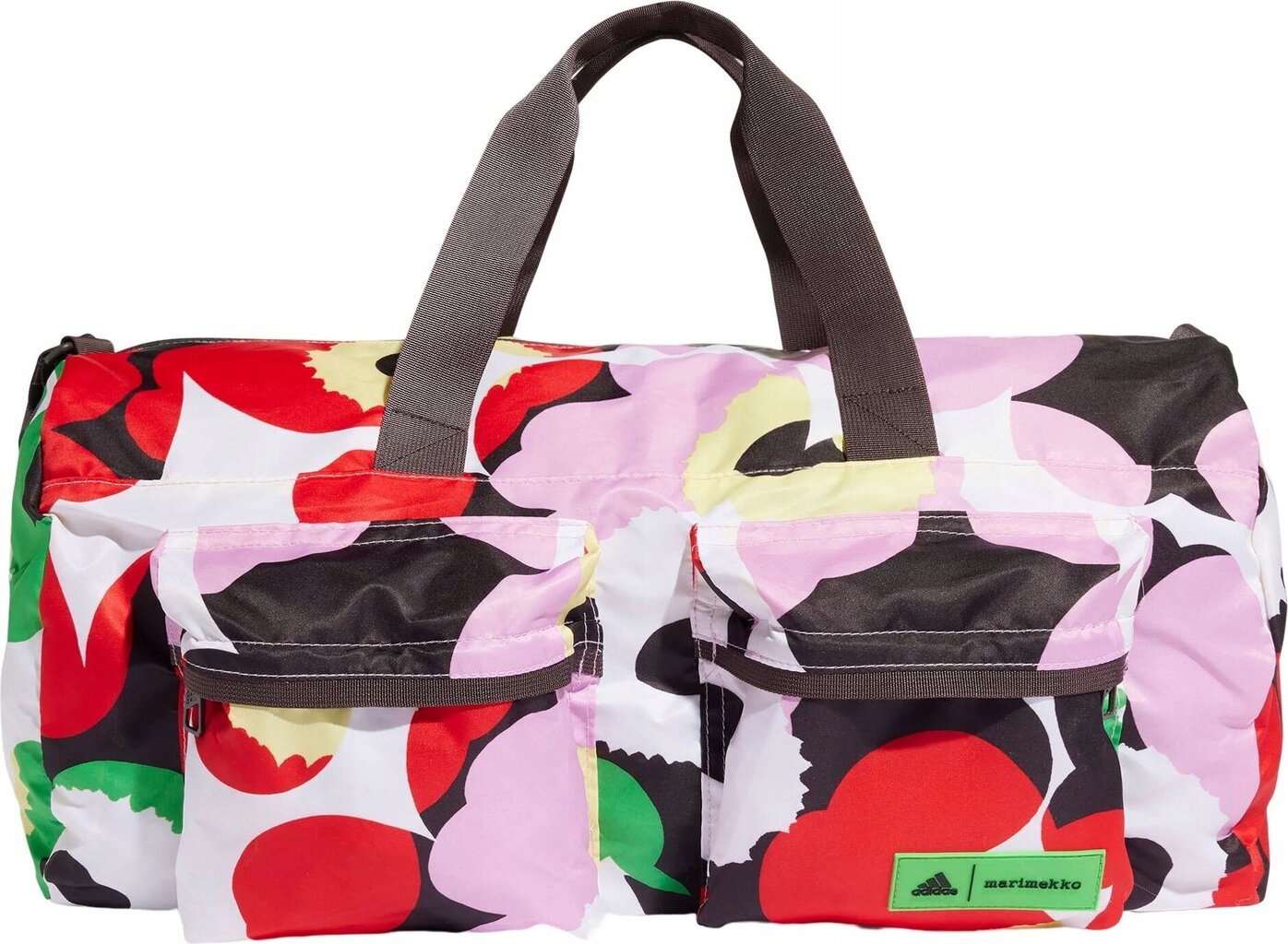 Urheilulaukku Adidas Marimekko Allover Print Sports Duffel, HA5671, 40,75 l hinta ja tiedot | Urheilukassit ja reput | hobbyhall.fi