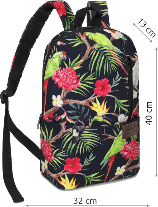 Reppu Zagatto Flowers, 16 L hinta ja tiedot | Urheilukassit ja reput | hobbyhall.fi