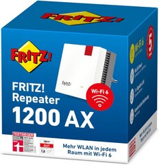 FRITZ! Repeater 1200 AX hinta ja tiedot | Langattomat tukiasemat | hobbyhall.fi