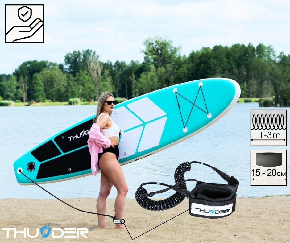 SUP-lautasetti Thunder Coast-Mint 320 hinta ja tiedot | SUP-laudat | hobbyhall.fi