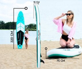 SUP-lautasetti Thunder Coast-Mint 320 hinta ja tiedot | SUP-laudat | hobbyhall.fi