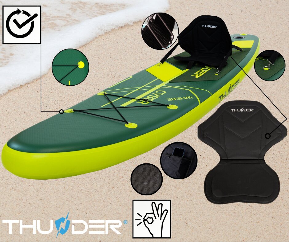 Puhallettava SUP-lauta Thunder Cyber ​​​​320 hinta ja tiedot | SUP-laudat | hobbyhall.fi