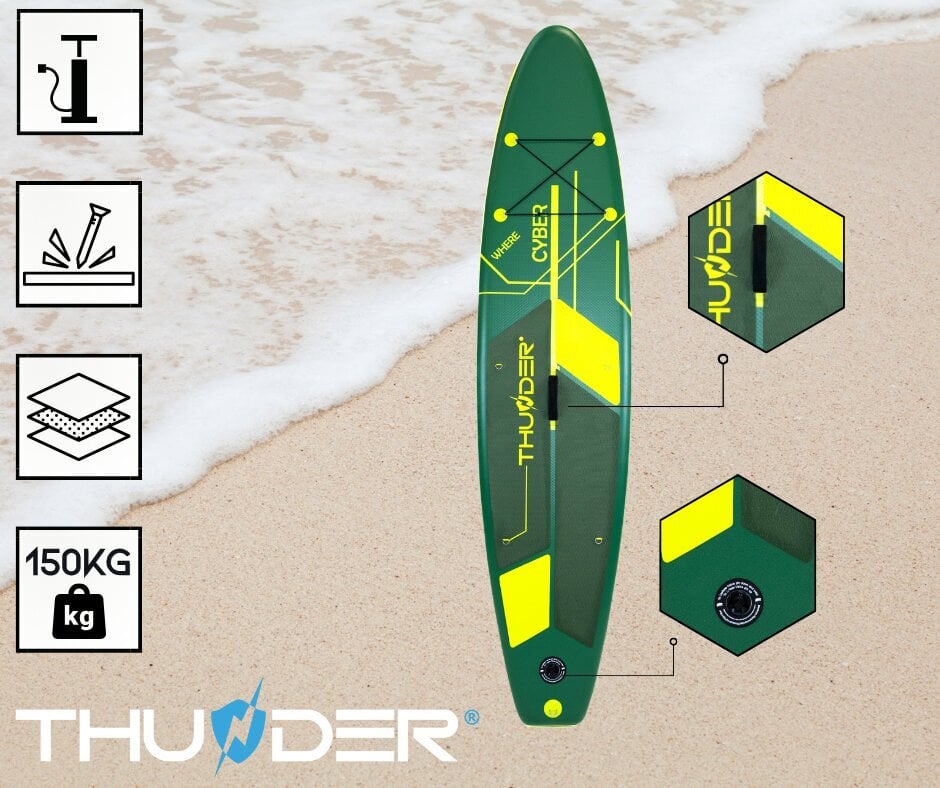 Puhallettava SUP-lauta Thunder Cyber ​​​​320 hinta ja tiedot | SUP-laudat | hobbyhall.fi