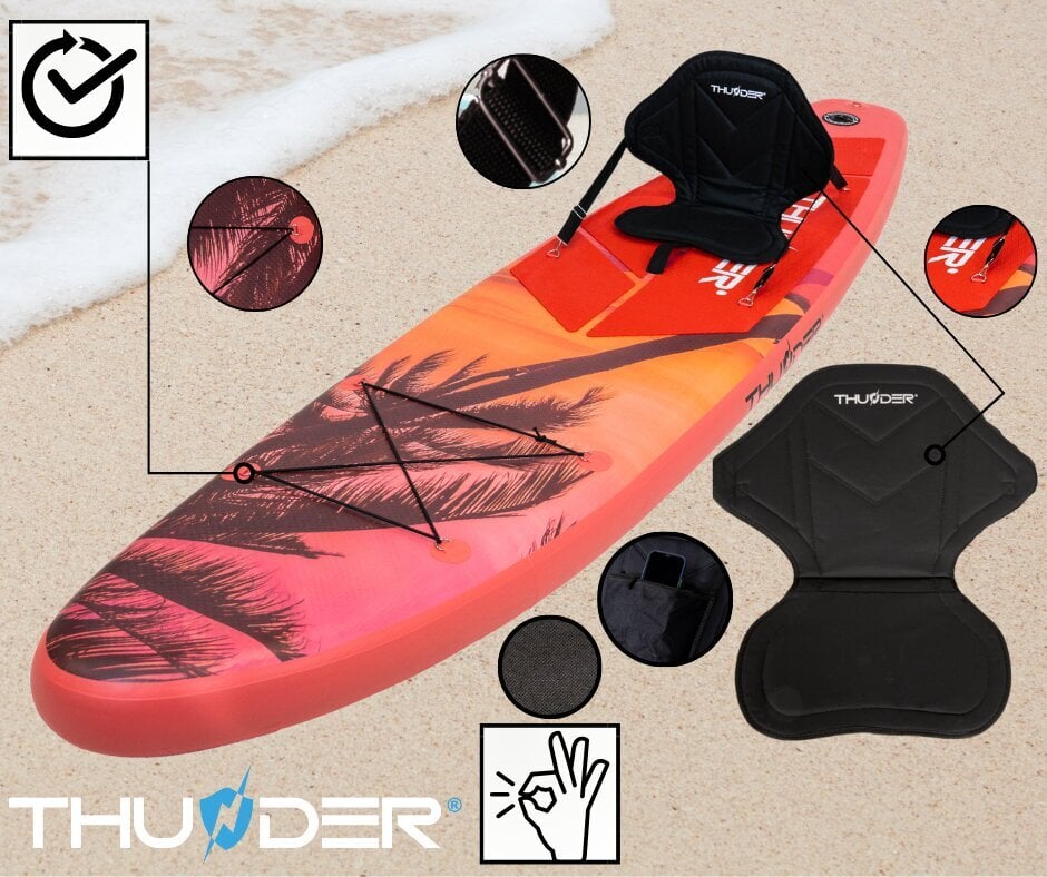 Sup-lautasetti Thunder Isle 320 hinta ja tiedot | SUP-laudat | hobbyhall.fi