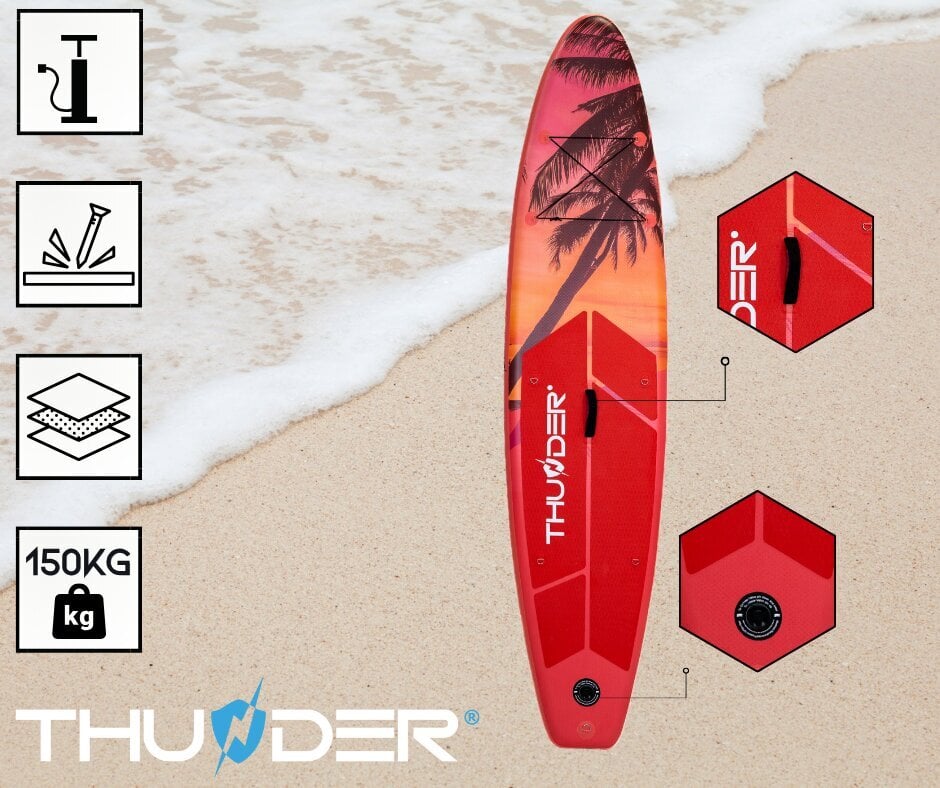 Sup-lautasetti Thunder Isle 320 hinta ja tiedot | SUP-laudat | hobbyhall.fi