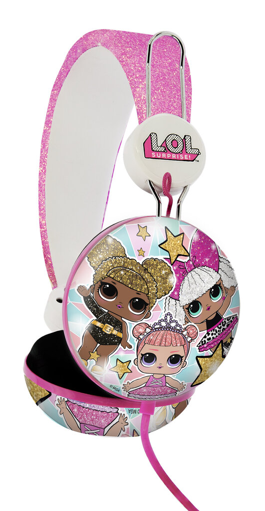 OTL Teen Stereo Headphones: L.O.L. Surprise! Glitter Glam hinta ja tiedot | Kuulokkeet | hobbyhall.fi