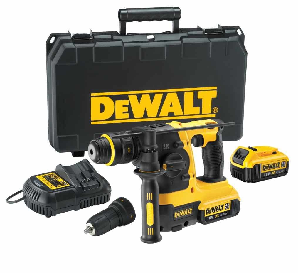 Perforaattori DEWALT SDS-plus 18V 4.0Ah XR DCH254M2 hinta ja tiedot | Iskuporakoneet | hobbyhall.fi