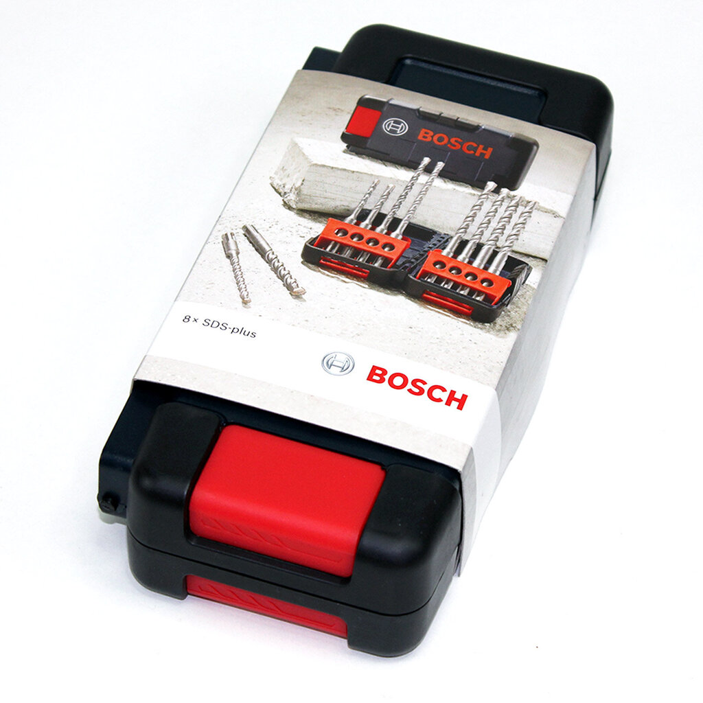 Bosch setti betonille, SDS-plus laatikko 2607019902, 6, 8, 10 mm, 8 kpl. hinta ja tiedot | Akkuporakoneet ja ruuvinvääntimet | hobbyhall.fi