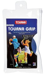 Tennismailan käämit TOURNA GRIP XL, 10 kpl, Sininen (TG-10-XL) hinta ja tiedot | Tourna Tennis | hobbyhall.fi