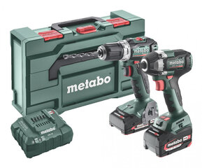 Setti Metabo BS 18 L BL SSW 18 LT 300 BL, 18 V hinta ja tiedot | Akkuporakoneet ja ruuvinvääntimet | hobbyhall.fi