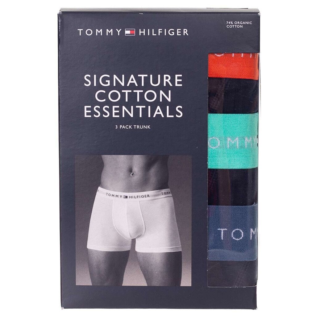 Miesten shortsit Tommy Hilfiger 79273, 3 kpl, sininen hinta ja tiedot | Miesten alushousut | hobbyhall.fi