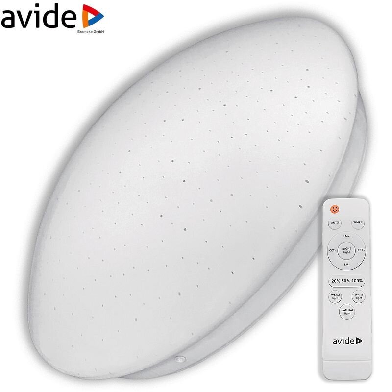 Avide LED kattovalaisin Stella 48W kaukosäätimellä hinta ja tiedot | Kattovalaisimet | hobbyhall.fi