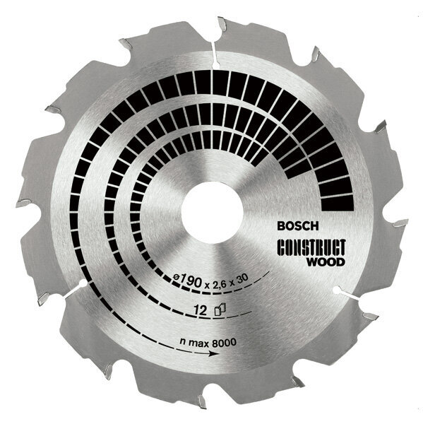 Leikkuulevy Bosch Construct Wood, 500 mm hinta ja tiedot | Sahat ja sirkkelit | hobbyhall.fi