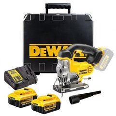 Langaton jiirisaha DeWalt 18V 4.0Ah XR (DCS331M2) hinta ja tiedot | Sahat ja sirkkelit | hobbyhall.fi