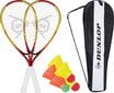 Dunlop Speedminton sulkapallosetti 762091, keltainen/punainen hinta ja tiedot | Sulkapallo | hobbyhall.fi