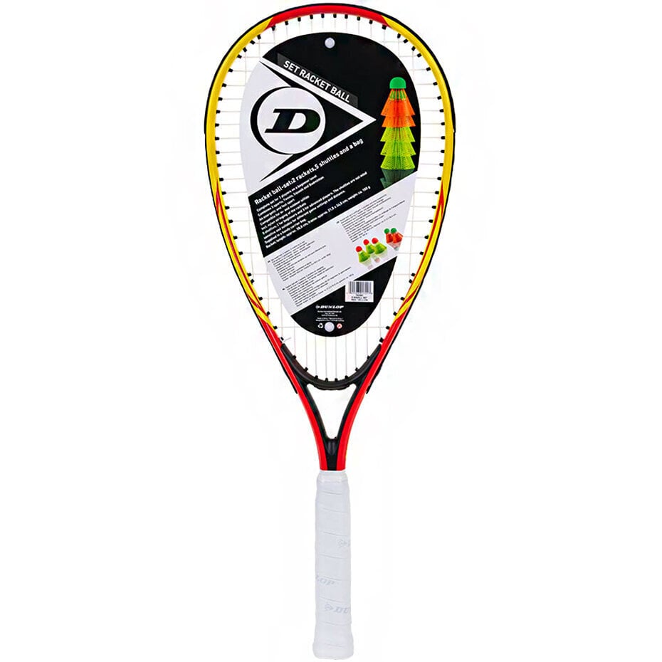 Dunlop Speedminton sulkapallosetti 762091, keltainen/punainen hinta ja tiedot | Sulkapallo | hobbyhall.fi