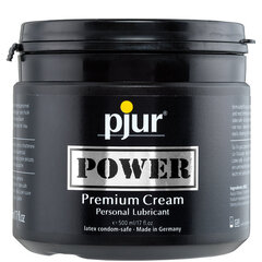 Anaalivoiteluaine Pjur Power Premium Cream, 500 ml hinta ja tiedot | Liukuvoiteet | hobbyhall.fi