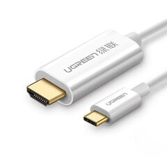 Sovitin UGREEN 30841 MM121 Type-C Sisään HDMI för MacBook Samsung S8 hinta ja tiedot | Puhelinkaapelit | hobbyhall.fi