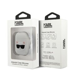 Karl Lagerfeld KLACA2SILCHWH AirPods Silicone Choupette hinta ja tiedot | Kuulokkeet | hobbyhall.fi