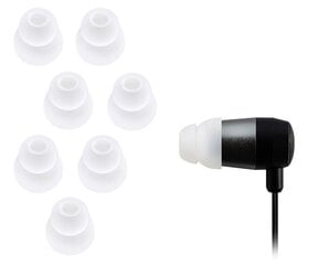 Xcessor EARBUD-DUAL-8-MEDIUM hinta ja tiedot | Kuulokkeiden tarvikkeet | hobbyhall.fi