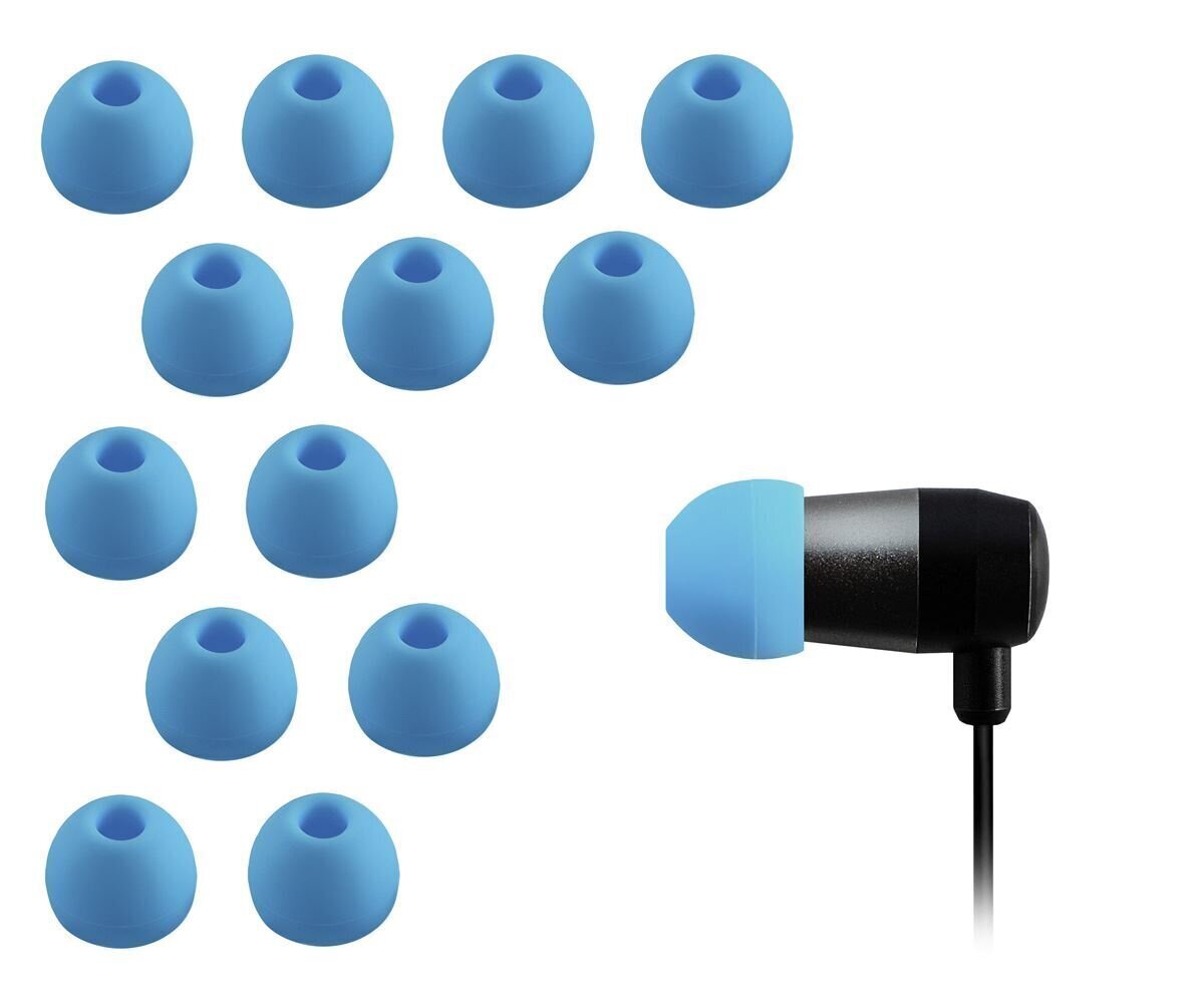 Xcessor EARBUD-14-LARGE, sininen hinta ja tiedot | Kuulokkeiden tarvikkeet | hobbyhall.fi