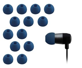 Xcessor EARBUD-14-LARGE, sininen hinta ja tiedot | Kuulokkeiden tarvikkeet | hobbyhall.fi