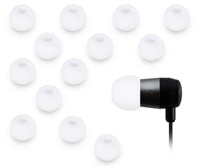 Xcessor EARBUD-14-LARGE, valkoinen hinta ja tiedot | Kuulokkeiden tarvikkeet | hobbyhall.fi