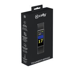 Celly TrainerThermo Musta hinta ja tiedot | Aktiivisuusrannekkeet | hobbyhall.fi