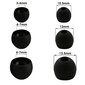 Xcessor EARBUD-12-MIXED, musta hinta ja tiedot | Kuulokkeiden tarvikkeet | hobbyhall.fi