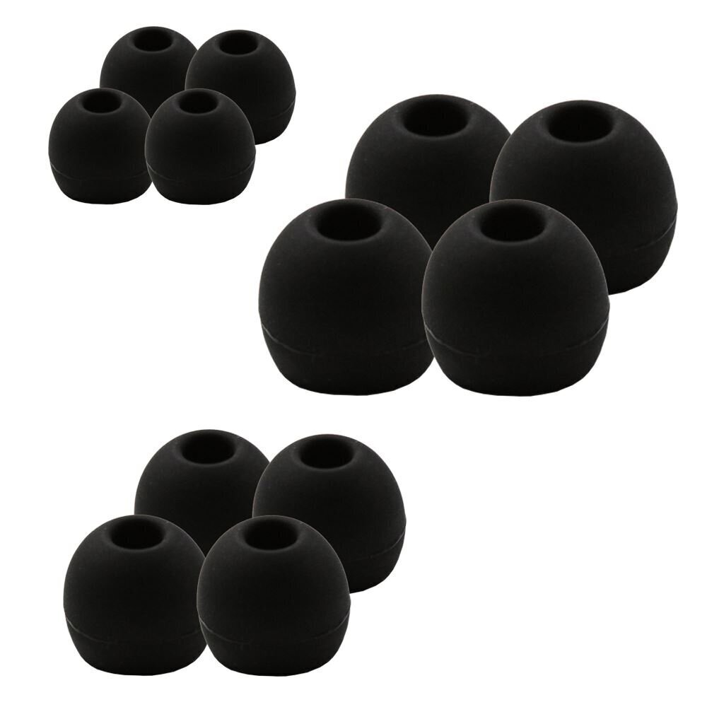 Xcessor EARBUD-12-MIXED, musta hinta ja tiedot | Kuulokkeiden tarvikkeet | hobbyhall.fi