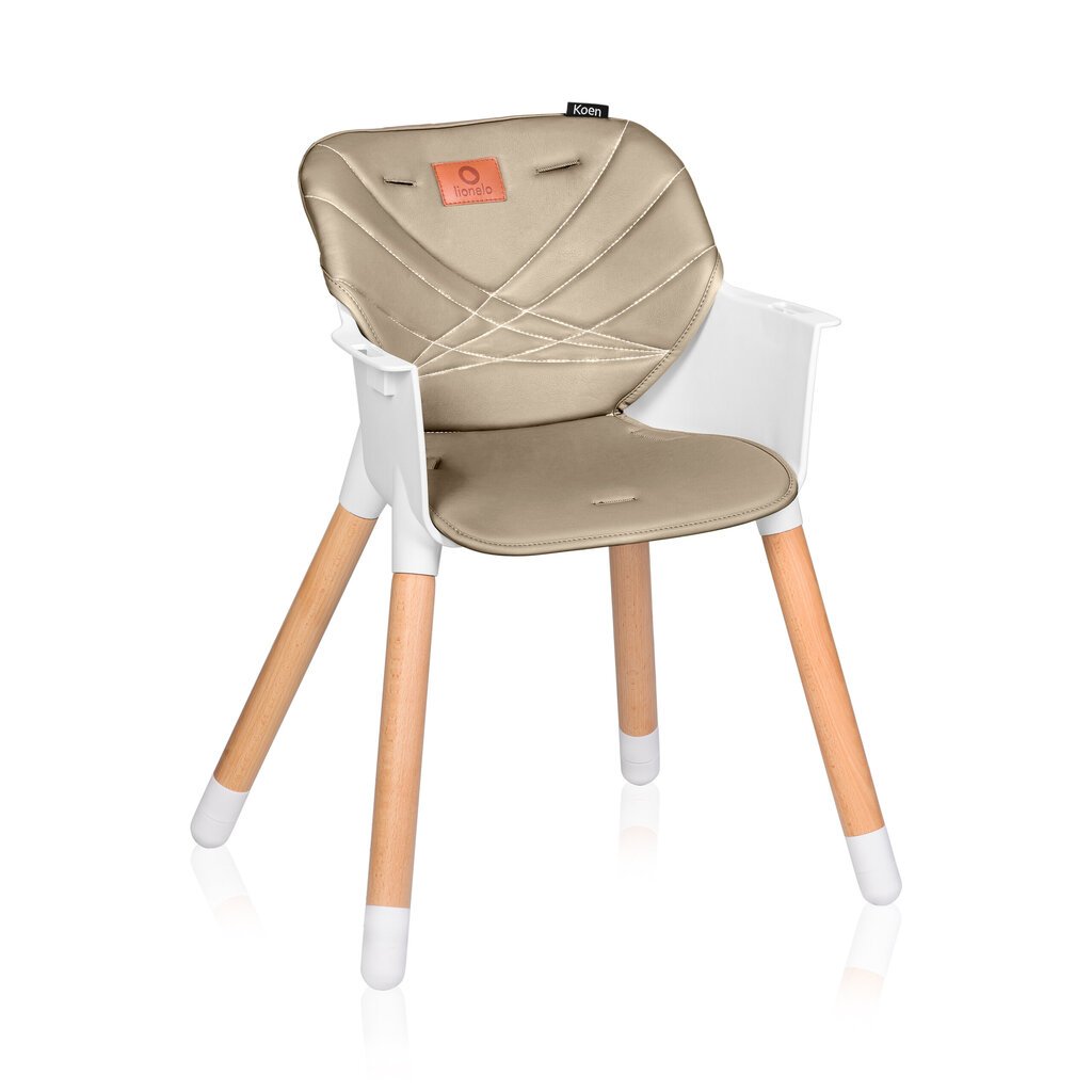 Lionelo syöttötuoli Koen 2in1, Beige Sand hinta ja tiedot | Syöttötuolit | hobbyhall.fi