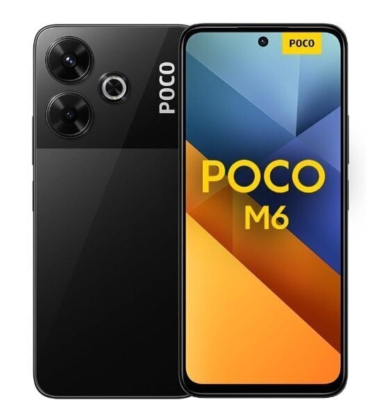 POCO M6 8/256GB Black hinta ja tiedot | Matkapuhelimet | hobbyhall.fi