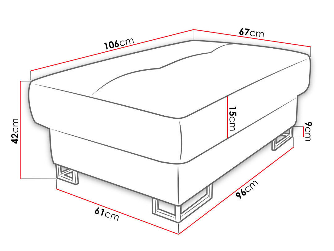 Rahi COTERE hinta ja tiedot | Säkkituolit, rahit ja penkit | hobbyhall.fi