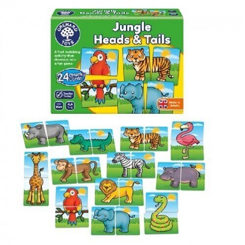 Peli lapsille Jungle: heads and tails, FI hinta ja tiedot | Lautapelit ja älypelit | hobbyhall.fi