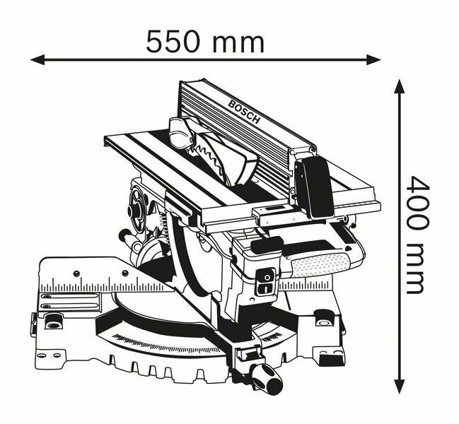 Kulmasaha Bosch GTM 12 JL Professional hinta ja tiedot | Sahat ja sirkkelit | hobbyhall.fi