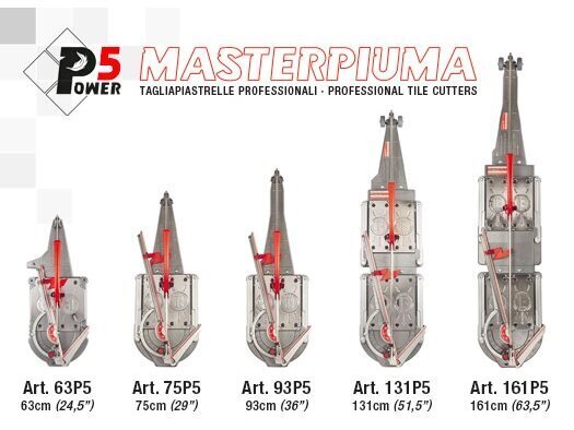 Montolit manuaalinen laatanleikkauskone Masterpiuma Power5 131cm hinta ja tiedot | Sahat ja sirkkelit | hobbyhall.fi