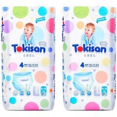 Japanilaiset housuvaipat Tokisan Premium Pants, koko 4, 8-13 kg, 88 kpl hinta ja tiedot | Vaipat | hobbyhall.fi