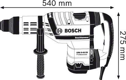 Pora Bosch 0611265000 GBH 8-45 DV, ilman akkua ja laturia hinta ja tiedot | Iskuporakoneet | hobbyhall.fi