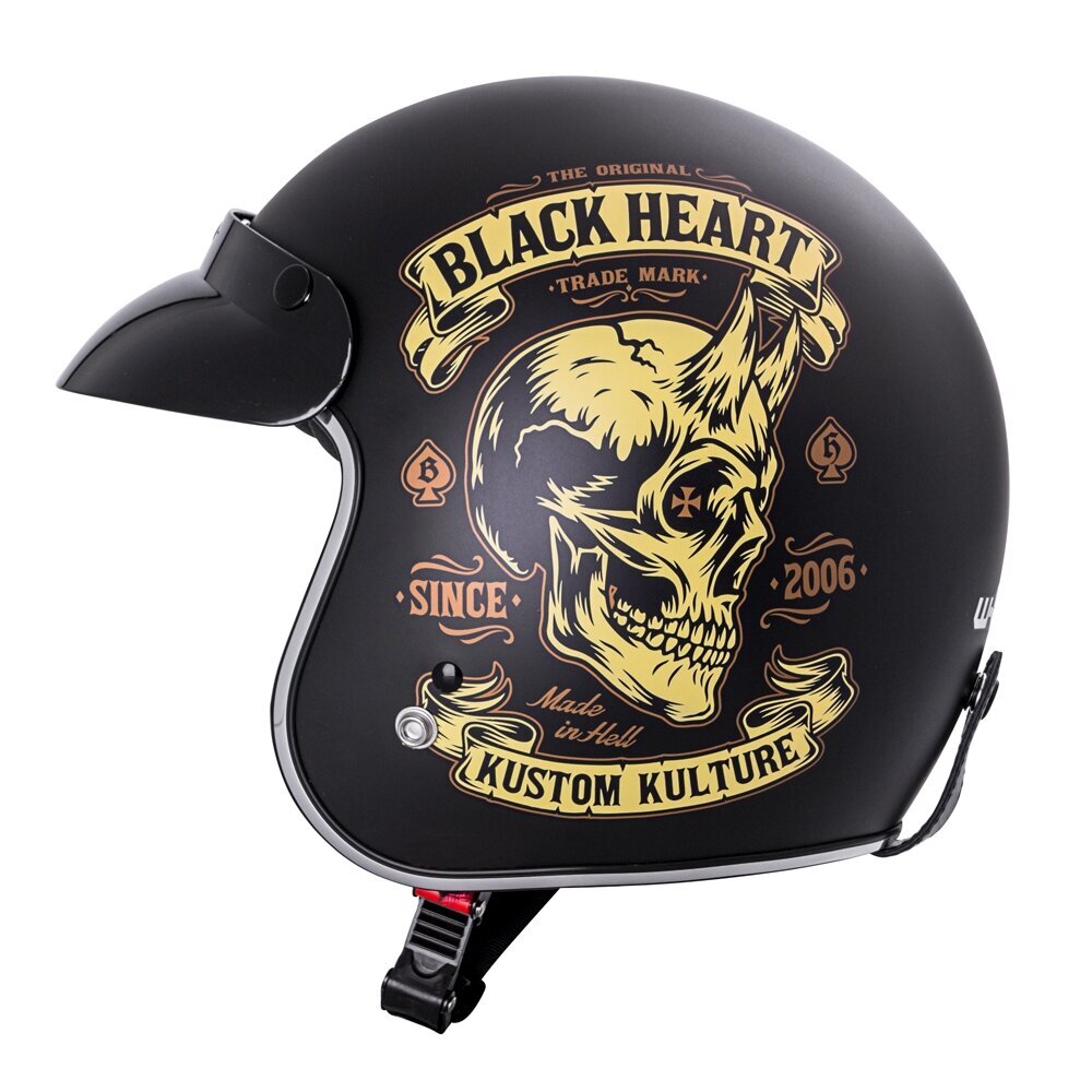 Motokypärä W-TEC V541 Black Heart - Ride Culture musta XS hinta ja tiedot | Moottoripyöräkypärät | hobbyhall.fi