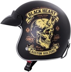 Moto-kypärä W-TEC V541 Black Heart - musta XL (61-62) XXL (63-64) hinta ja tiedot | Moottoripyöräkypärät | hobbyhall.fi