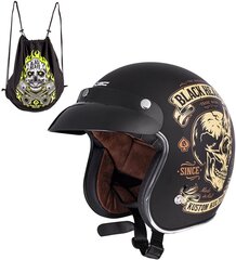 Moto-kypärä W-TEC V541 Black Heart - musta XL (61-62) XXL (63-64) hinta ja tiedot | Moottoripyöräkypärät | hobbyhall.fi